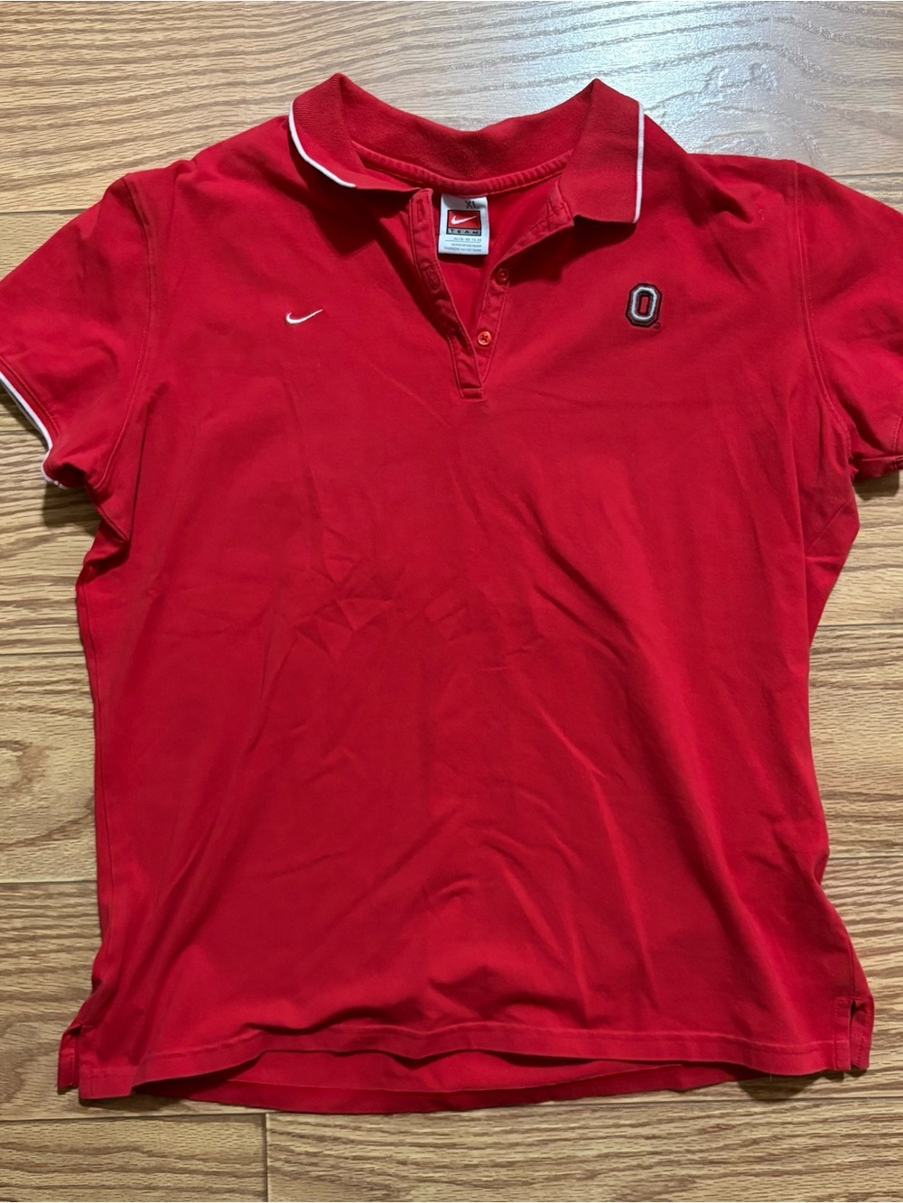 Vintage Nike NCAA OSU Ohio State Buckeyes Women’s Polo Shirt XL
